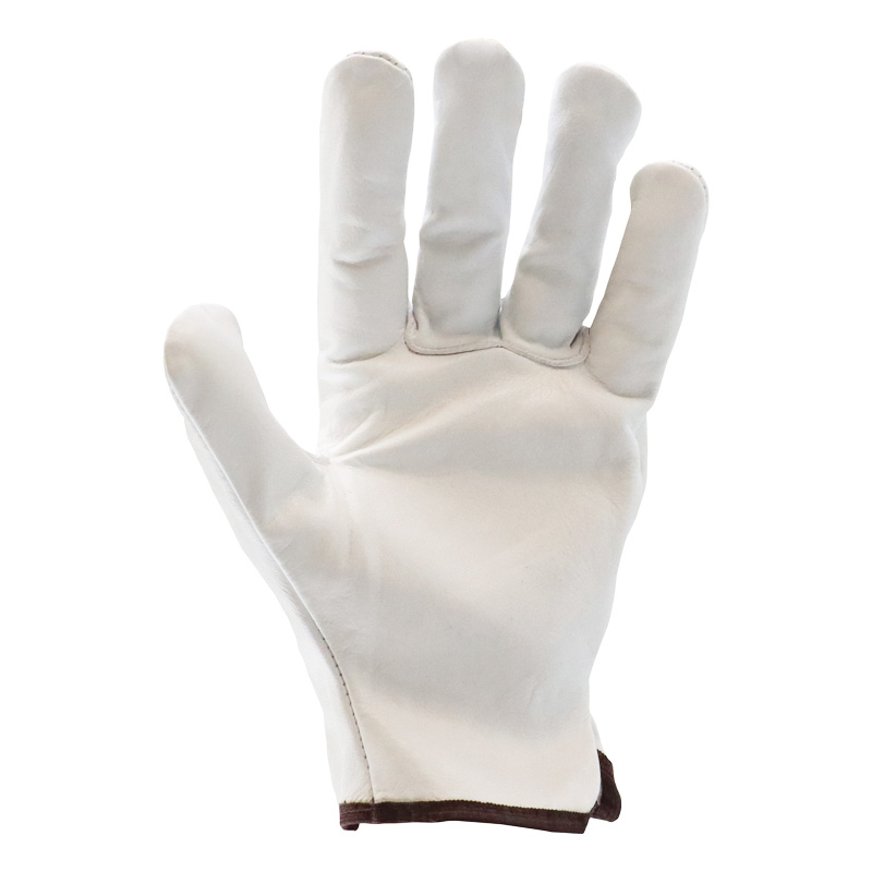 Delta Plus Grey Cowhide Leather Grain FBN49 Gloves